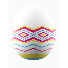 炫彩几何图形白色底色彩蛋