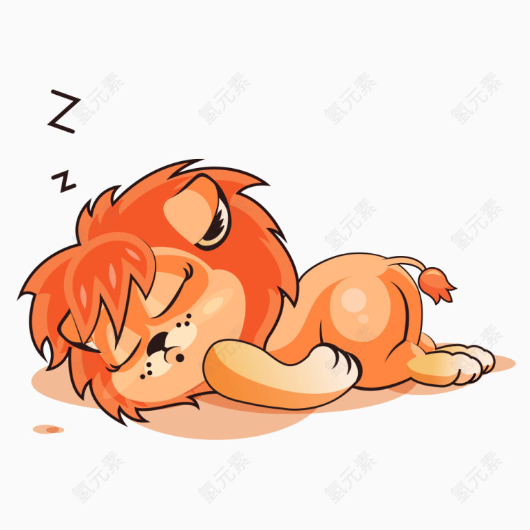 卡通狮子表情包