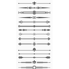 欧式的分割线线条