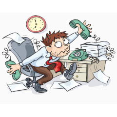 忙碌的工作人员