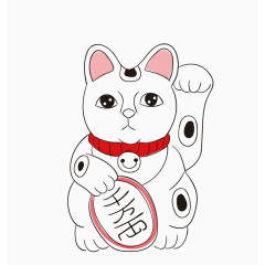 矢量招财猫