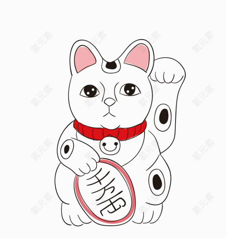 矢量招财猫