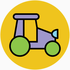 卡通图标图片手绘车