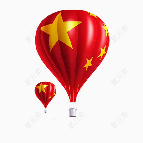 国旗气球素材