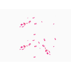 高清粉色飘落漂浮花瓣