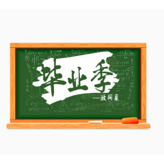 棕色简约黑板