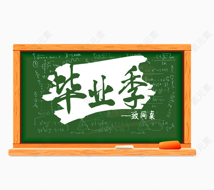 棕色简约黑板
