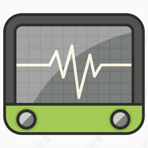 分析图心电图心电图医学监控脉冲医学