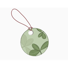 小清新叶子挂牌