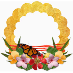 花和蝴蝶