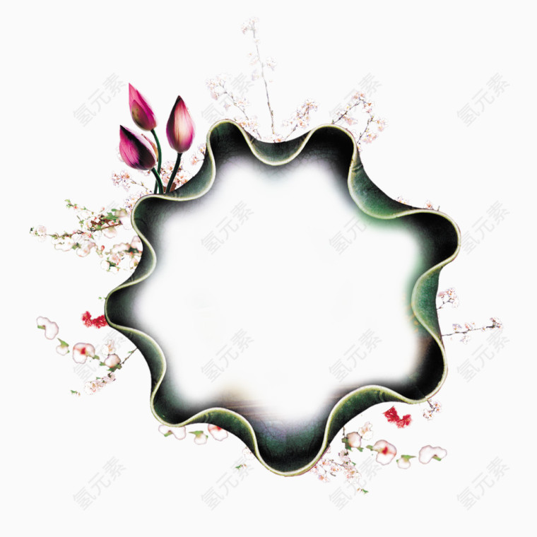 花型边框