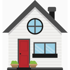 卡通房子建筑物