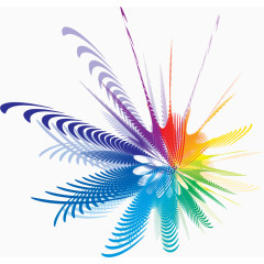 矢量手绘彩色装饰图案