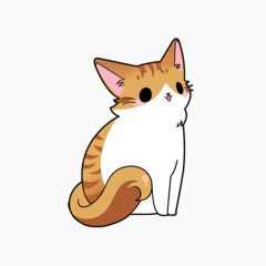 卡通手绘猫咪