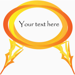 黄色线条对话框