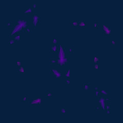 紫色羽毛漂浮素材