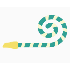 卡通手绘庆祝类哨子