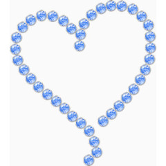 水晶串珠爱心