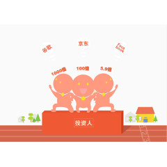 扁平化卡通形象素材