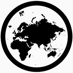 行政地铁车站的黑色图标