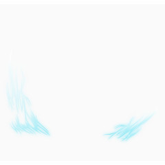 蓝色条状效果元素