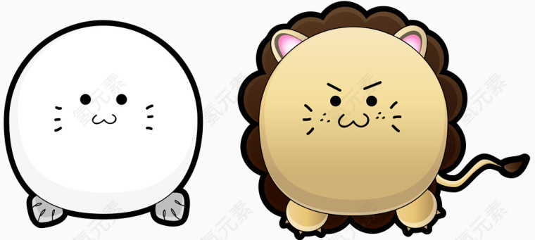 卡通萌宠小动物