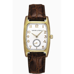 汉米尔顿腕表金咖色手表女表