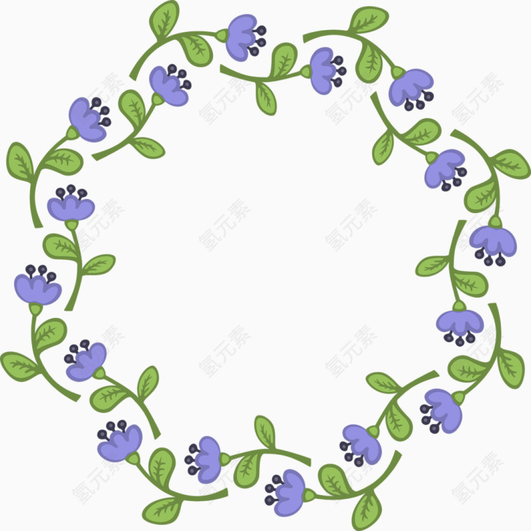 花卉边框