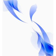 蓝色动感线条