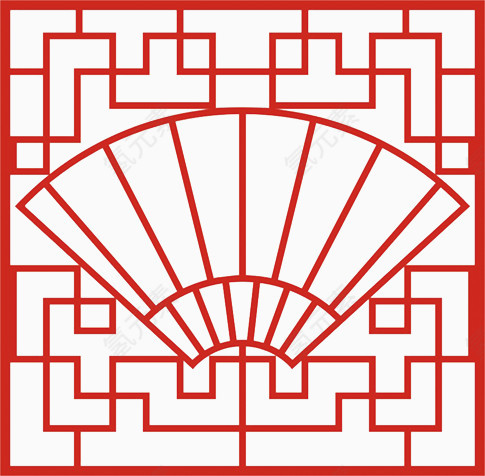 中国风花纹