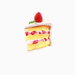 蛋糕手绘素材图片