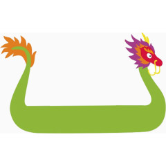 龙舟简易画卡通手绘