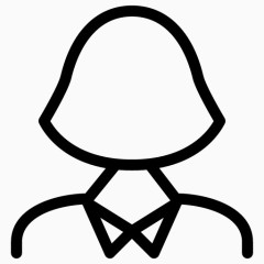 业务女人Outline-icons