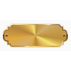 金色纪念促销标签