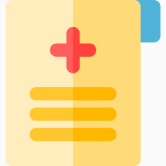 黄色医疗记事本