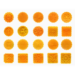 3d月饼素材食物图案 