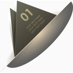 矢量纪念卡的一角