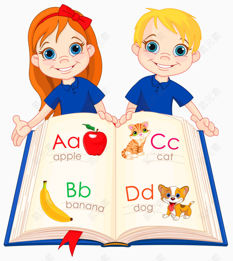 学英语的小孩儿