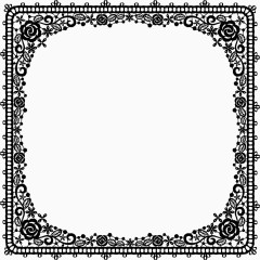 花纹边框