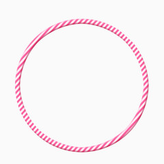 矢量扁平彩色圆环元素