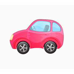 逼真卡通小汽车