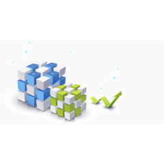 海报创意魔方商务