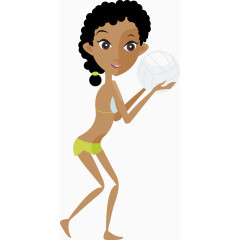 国外青春卡通扁平化人物