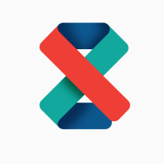 折叠创意数字标签8