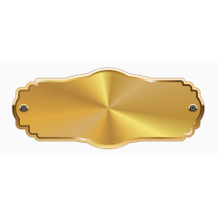 金色纪念促销标签