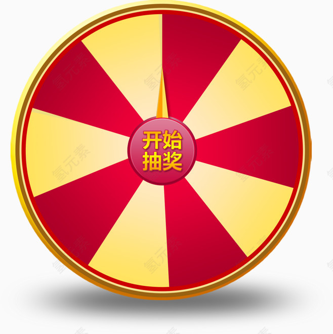 开始抽奖转盘