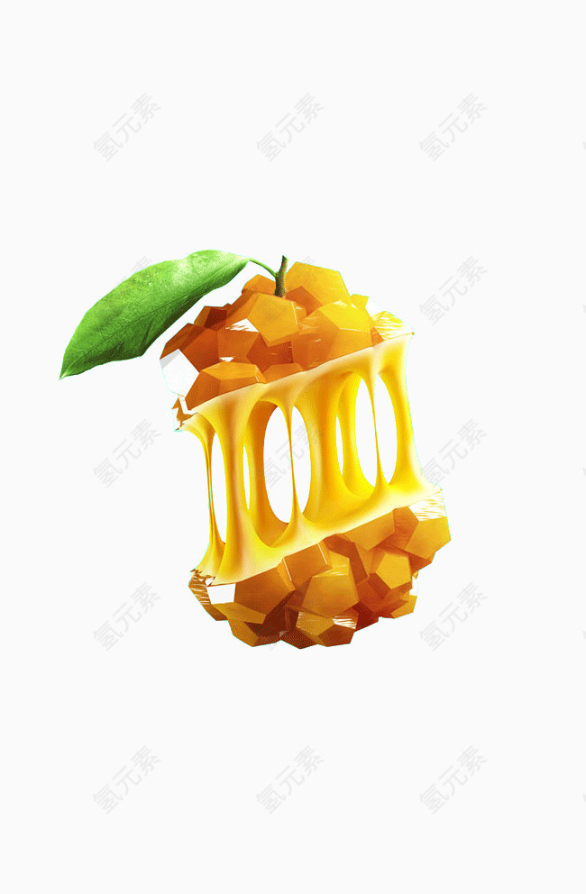 创意视觉橙子设计