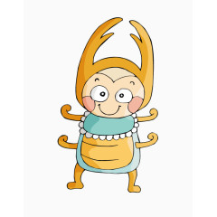 61儿童节卡通虫子