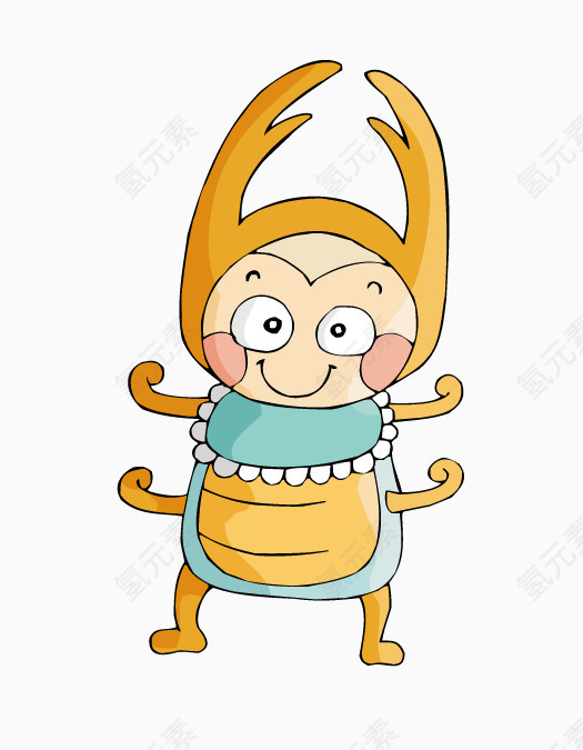 61儿童节卡通虫子