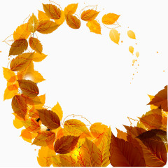 时尚潮流动感装饰叶子